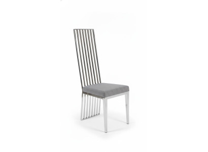 Eetkamerstoel grijs luxe stoel metaal met textiel stoelen stijl modern
