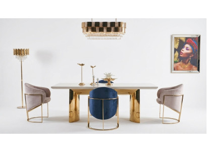 Eetkamerset Tafel + 4x stoelen Eetkamerstoelset Tafel groep 5-delig