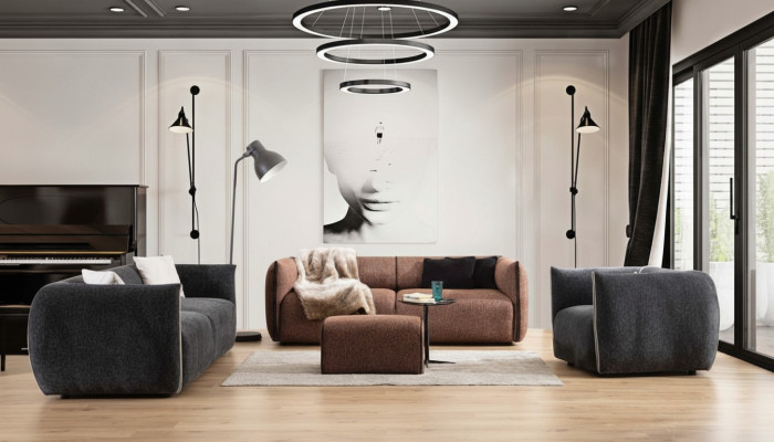 Sofagarnituur Bankstel Set 4+3+1 Zit Meubelgroep Garnituur Sets 3-delig Nieuw