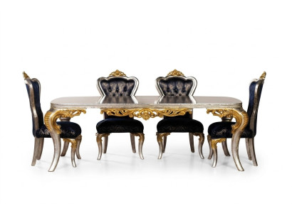 Eetkamer Eettafel 4x Stoel Groep Garnituur Hout Tafel Tafels Stoelen Stoel Set