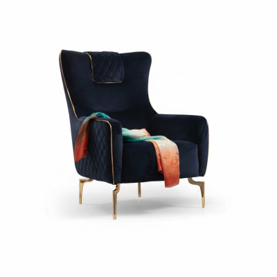 Sofa fauteuil Luxe 1 zits bekledingstoel designer textiel zitstof modern