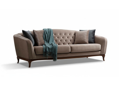 Driesbank Bank 3-zitsbank Luxe Gestoffeerde Bank Stoffen Bank Meubels 230cm