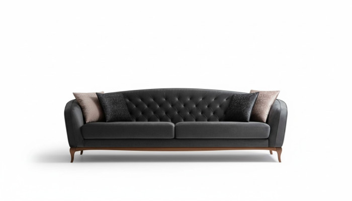 Vierpersoons bank Luxe 4-zits banken Gestoffeerde bank Stoffen bank Modern design Zitplaats