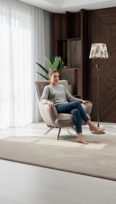 Fauteuil Oorfauteuil Luxe 1-zits Gestoffeerde Stoel Designer Stoel Modern
