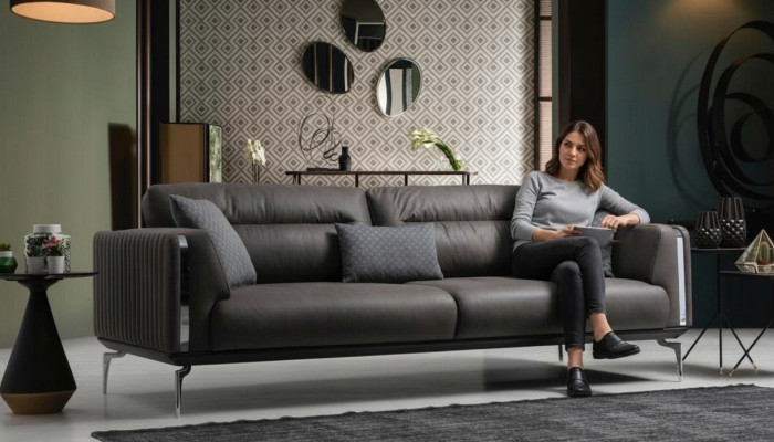 Luxe driezitsbank 3-zitsbanken Zitontwerp Italiaanse meubels Banken Nieuw
