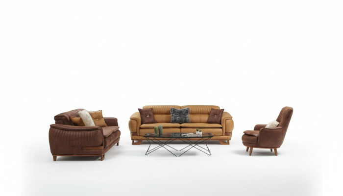 Sofagroepbankstelbankstel Volledige bankstel 3+3+1 zits fauteuil