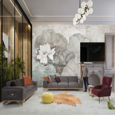 Luxe vierzitsbank 4-zitsbanken Woonkamer Polyester Modern Stoffen Ontwerp