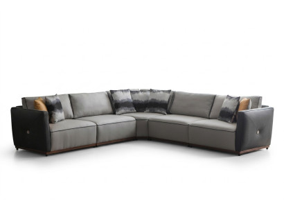 Hoekbank Bankstellen L-vorm Grote bank Hoek Woonkamer Polyester Modern Luxe Stof Nieuw