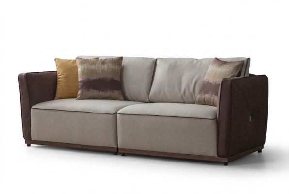 Tweezitsbank Luxe 2-zitsbanken Zitting Woonkamer Modern Polyester Stof Nieuw