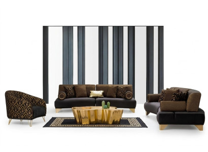 Sofagarnituur Garnituur Banken Bank Fauteuil Driepersoonsbank 3+3+1 Zits Stof Groep Nieuw