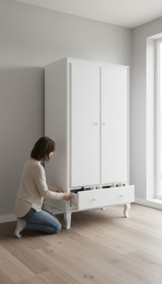 Kinderkast Kledingkast Kinderkamer Kasten Houten Kindermöbel Hout Modern