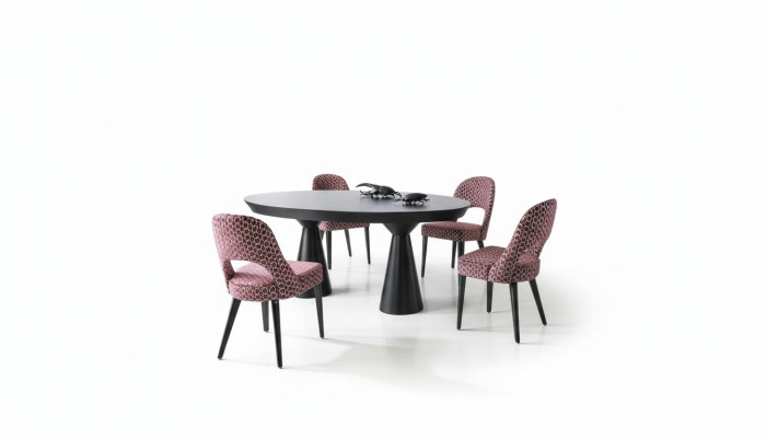 Eetkamerset Luxe eetkamer Eethoek Eettafel Set Stoel Dressoir Hout 6-delig.