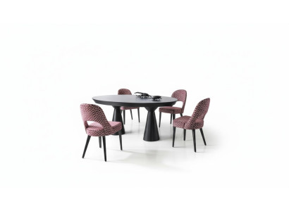 Eetkamerset Luxe eetkamer Eethoek Eettafel Set Stoel Dressoir Hout 6-delig.