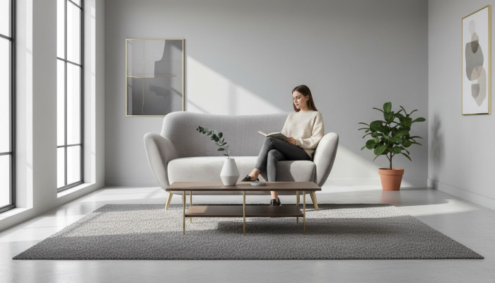 Tweezitsbank 2-zitsbanken Stof Woonkamer Polyester Modern Grijs Luxe Nieuw Tweezitsbank 2-zitsbanken Stof Woonkamer Polyester Modern Grijs Luxe Nieuw