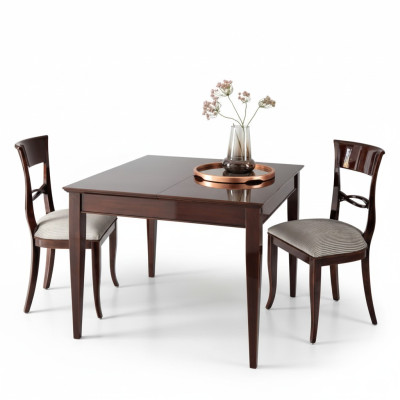 Eettafel Eettafel Hoogglans Tafel Hout Eethoek Eetkamer Uittrekbaar Nieuw