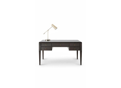 Schrijftafel Bureau Kantoor Kantoortafel Computertafel Hout Luxe Bruin Design