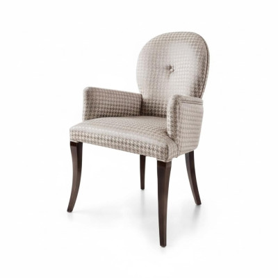 Fauteuil eetkamerstoel Stoel Zitter Eetkamerstoelen Zit Hout Grijs Barok Luxe