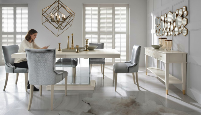 Tafelzuil eetkamertafel eetset eettafel stoel eetgroep stoelen 6-delig.