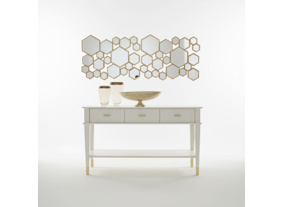 Console kaptafel console tafel luxe hout slaapkamer wit modern