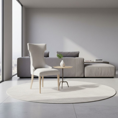Eetkamerstoel Stoel Fauteuil Armstoel Eetkamerstoelen Hout Modern Luxe Grijs