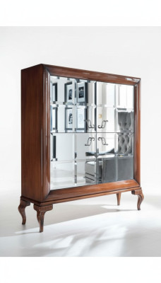 Ladenkast Kast Ladenkast Hout Luxe Dressoir Woonkamer Meubelen Kast Bruin