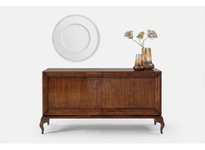Bruine dressoir commode kasten houten luxe woonkamer meubels kast