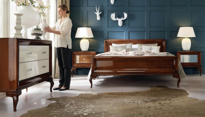 Gepolijste slaapkamermeubelset: luxe en functionaliteit in één