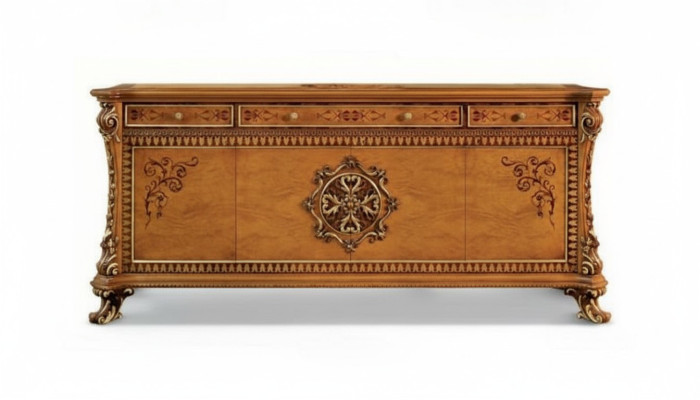 Luxe dressoir xxl dressoir houten dressoir meubels kast bruin