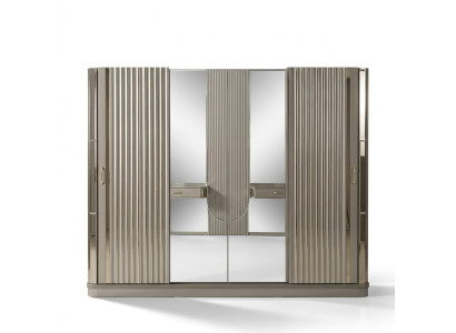Kledingkast Houten kast Kast Slaapkamer Luxe Kasten Bruin