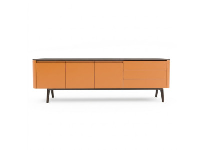 Sideboard Ladekast Luxe Kasten Laden Woonkamer Houten Meubels Oranje
