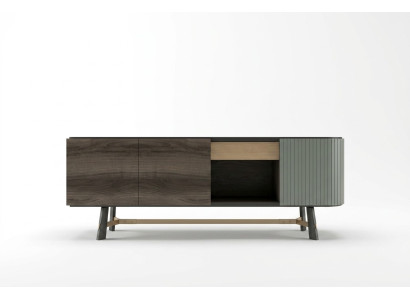 Dressoir houten dressoir buffetkast kast eetkamer modern zwart