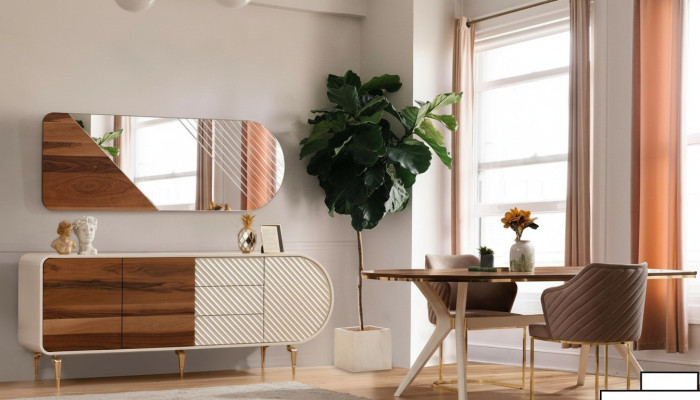 Eetkamer luxe stoel eetgroep eettafel tafel stoelen wit set van 8 delen