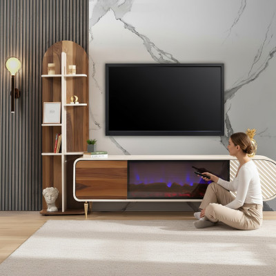 TV-standaard RTV Lowboard Rekken Dressoir Tafel Modern Wit Luxe Nieuw