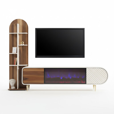 TV-standaard RTV Lowboard Rekken Dressoir Tafel Modern Wit Luxe Nieuw