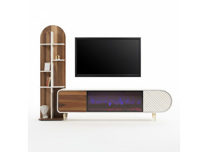 TV-standaard RTV Lowboard Rekken Dressoir Tafel Modern Wit Luxe Nieuw