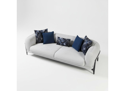 Moderne driezits stoffen meubels woonkamer bank designmeubels banken.