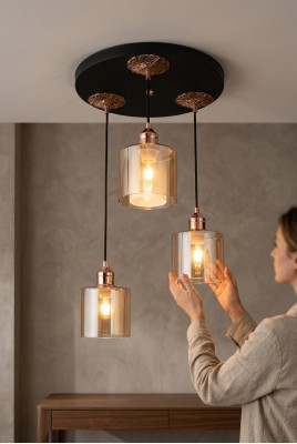 Luster kroonluchter Plafondlamp Plafondlamp Licht Moderne Goud Nieuw.