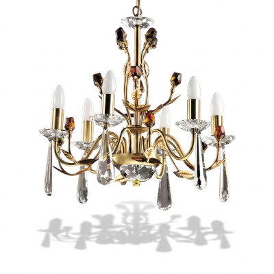 Moderne kristallen kroonluchter plafondlamp plafondpracht hangende kristallen lamp