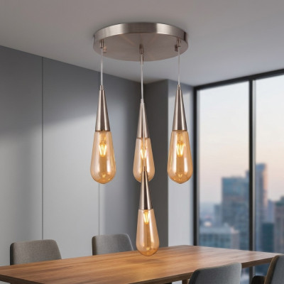 Kroonluchter Plafondkroonlamp Plafondkroonluchter Plafondlamp Modern Beige
