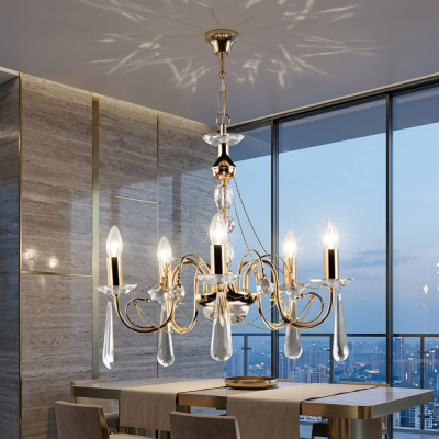Kristallen plafondlamp hanglamp sierlamp luxe kristallen plafondlamp