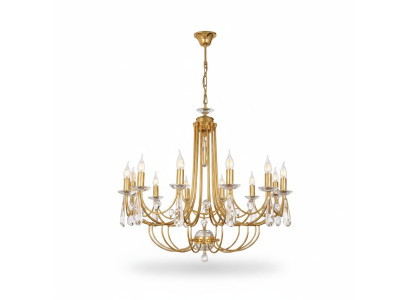 Luxe Crystal Kroonluchter Plafondlamp Hanglamp Plafonnière Goud Kunst