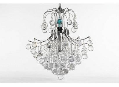 Lüster Art Luxus Plafondlamp Kroonluchter Hanglampen Zilver