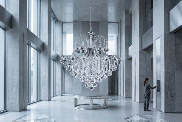 Plafondlamp Kroonluchter Plafondkristallamp Lampen Luxe Kroonluchter Zilver