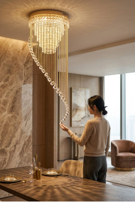 Plafondlamp Luxe Kristallen Kroonluchter Plafondlamp Lichtkroonluchter