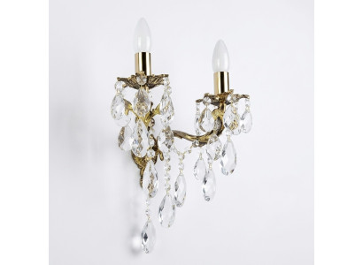 Wandlamp Wandlampen Wandlamp Kroonluchter Wandlampen Zilver Kristal