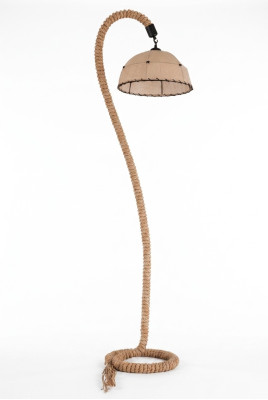 Staande lamp Staande lamp Staand Luxe Verlichting Lampen Lamp Beige Touw Nieuw