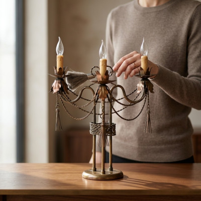 Tafellamp Tafellamp Lamp Verlichting Luxe Goud Lampen Tafel Metaal