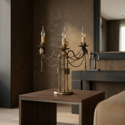 Tafellamp Tafellamp Lamp Verlichting Luxe Goud Lampen Tafel Metaal