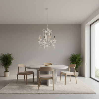 Luxe plafondlamp kroonluchter hanglampen Beige Art