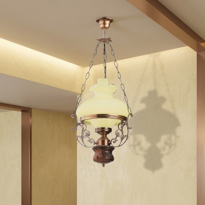 Plafondlamp Lamp Plafondlamp Kroonluchter Kandelaar Kristal Beige Barok